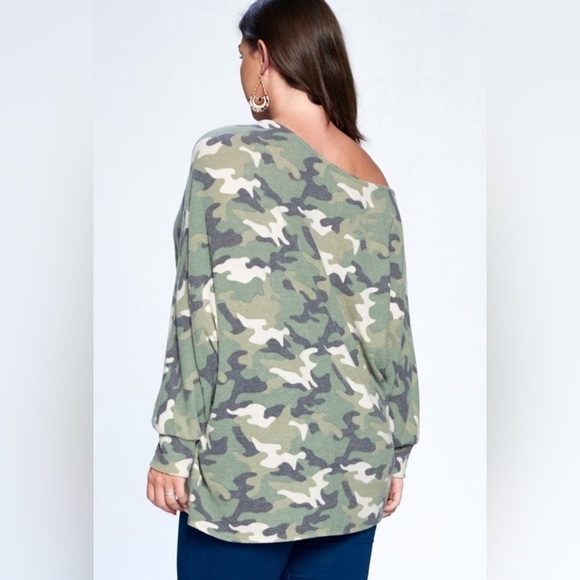 Ms Diva Plus Camouflage Sweater - Picture 4 of 5